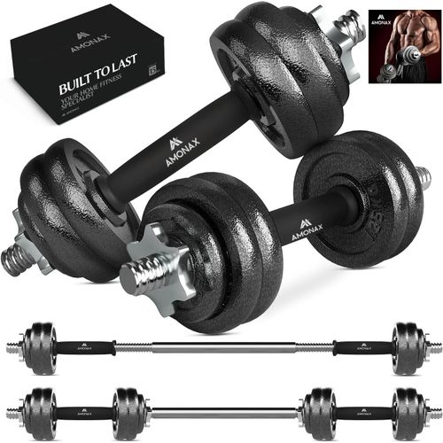 Haltere Musculation 15 20 30 Kg,Alteres Barre Poids Musculation Reglable Homme Femme,Sport Maison Materiel Poids À Domicile Haltérophilie,Set Haltères De Fitness Dumbbell Kit.[Y35]