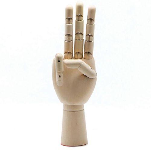 Main Droite Modèle En Bois Esquisse Dessin Jointed Mobileable Fingers Mannequin