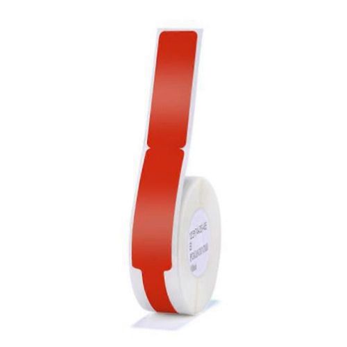 D11 Machine D¿Étiquette Autocollant Câble Étiquette Drapeau Queue De Cochon Réseau Câble Étiquette Papier Thermique, Étiquette Imperméable, Rouge
