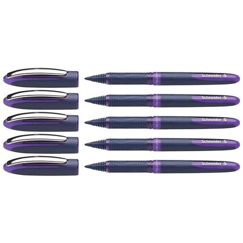 Schneider Lot De 5 Rollers À Encre One Business 06 Violet