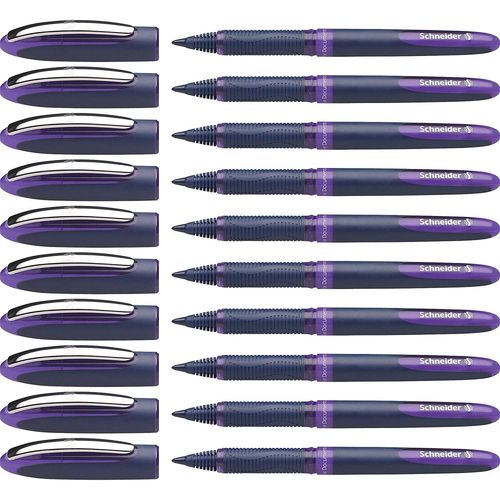 Schneider Lot De 10 Rollers À Encre One Business 06 Violet