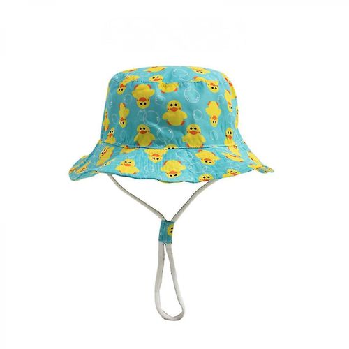 Canard Pêcheur Chapeau Pêche Chapeau De Soleil Pliable Chapeau De Plage Pêcheur Pêcheur Chapeau D'enfant (Vert Clair)