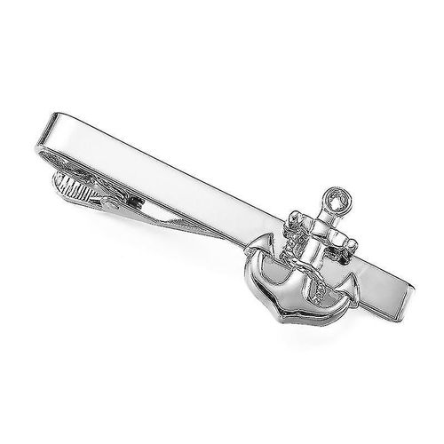 Haute Qualité Mode Business Cravate Clip Fine Silvery Bateau Ancre Cravate Clip Chemise De Mariage Pour Hommes Cravate Accessoires