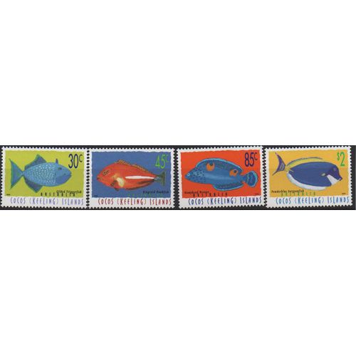 Iles Cocos ( Australie ) Timbres Les Poissons 1996