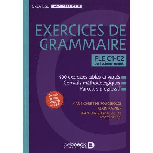 Grammaire Du Français Fle C1-C2 - Perfectionnement