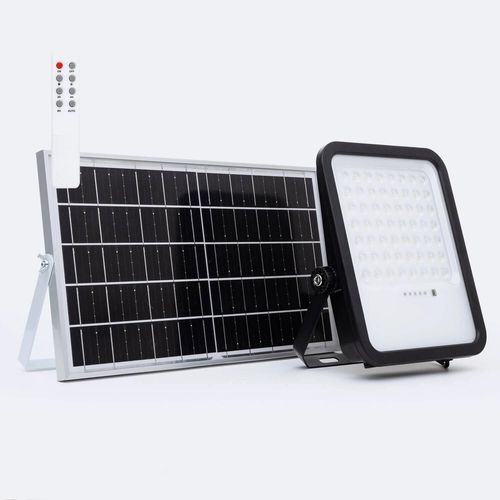 Projecteur Solaire Extérieur Led Nurda 15w 1700 Lm Ip65 Avec Télécommande Blanc Neutre 4000k