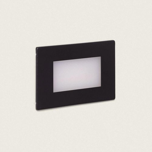 Balise Extérieure Led 3w Encastrable Au Mur Adal Noir