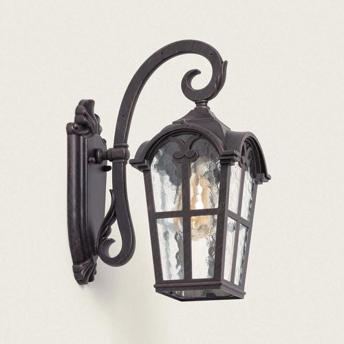 Lampe Murale Extérieure Aluminium Quilvex Rouille