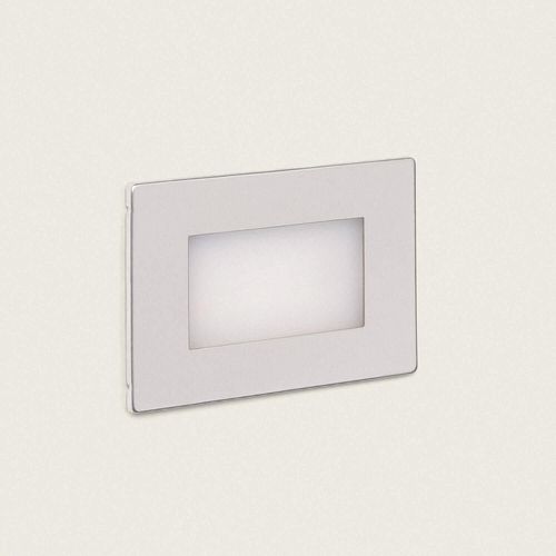 Balise Extérieure Led 3w Encastrable Au Mur Adal Argent