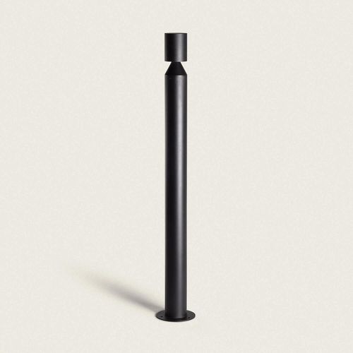 Balise Sur Pied Extérieure Led 6w 90cm Aluminium Cashel Noir