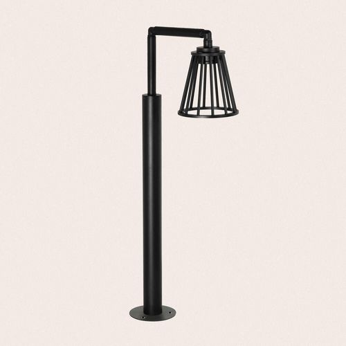 Balise Sur Pied Extérieure Led 6w 95cm Aluminium Bradda Noir