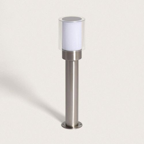 Balise Extérieure En Saillie Sur Pied 50cm Acier Inoxydable Martin Gris