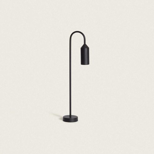Balise Sur Pied Extérieure Aluminium 60cm Boukali Noir