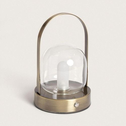 Lampe À Poser Led 3w Portable Avec Batterie Rechargeable Usb Olena Doré