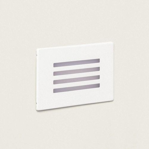 Balise Extérieure Led 3w Encastrable Au Mur Adam Blanc