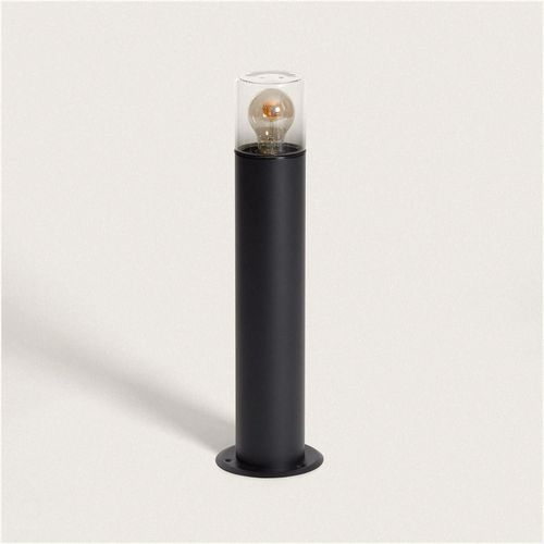 Balise Extérieure En Saillie Sur Pied 50cm Acier Inoxidable Emley Noir