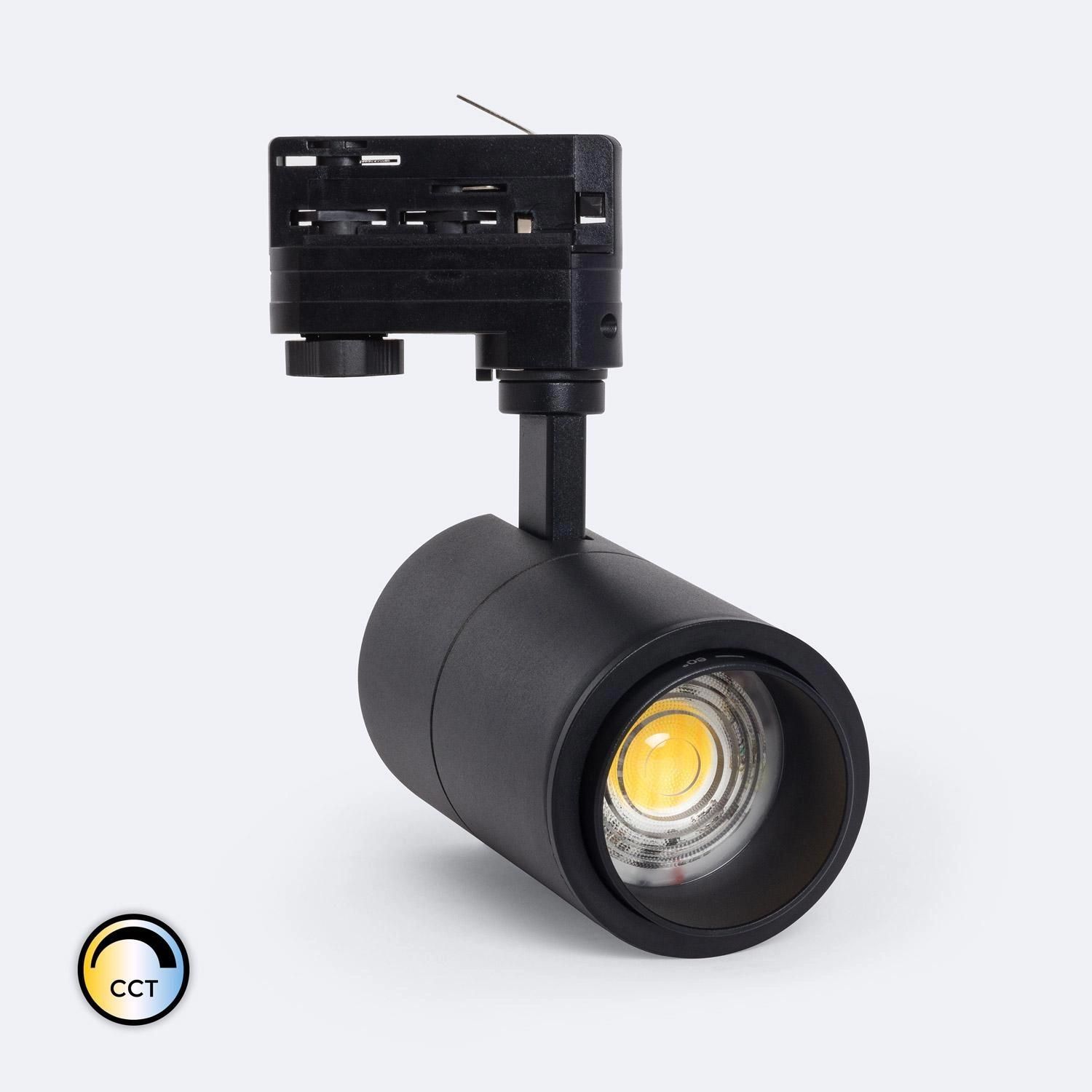 Spot LED sur Rail Triphas&eacute; 20W Dimmable CCT Pulyx Multi-Angle