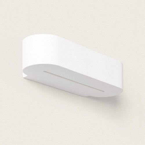 Applique Murale Plâtre Double Éclairage Lonjong Blanc