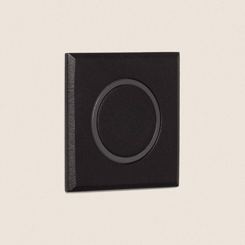 Balise Extérieure Led 2w Carrée Encastrable Mur Resbel Noir