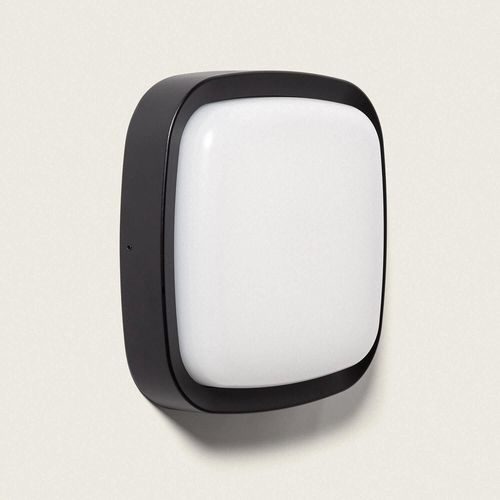 Applique Murale Extérieure Led 12w Éclairage Carré Noire Beilen Noir