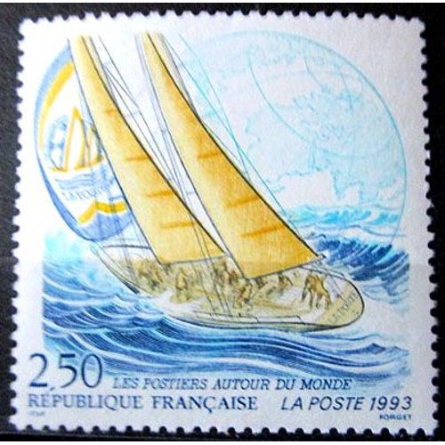 1993. F2789: Les Postiers Autour Du Monde Dans Le "Whitbread".