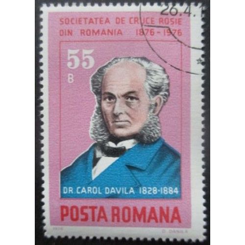 Roumanie N°2956 Croix Rouge Oblitéré