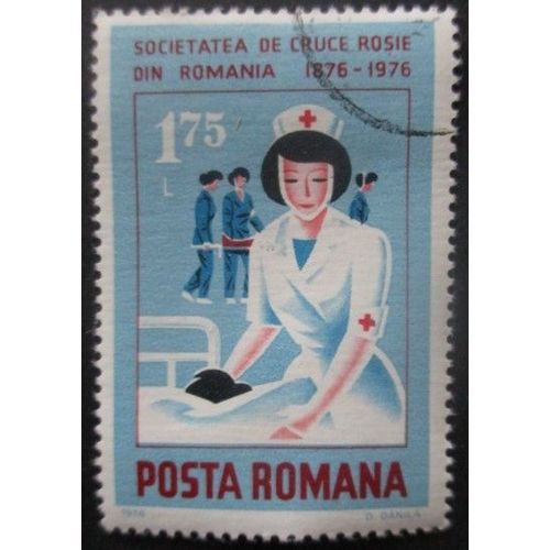 Roumanie N°2957 Croix Rouge Oblitéré