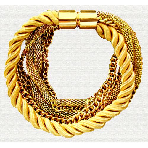 Bracelet Doré / Multiple Tours De Poignet
