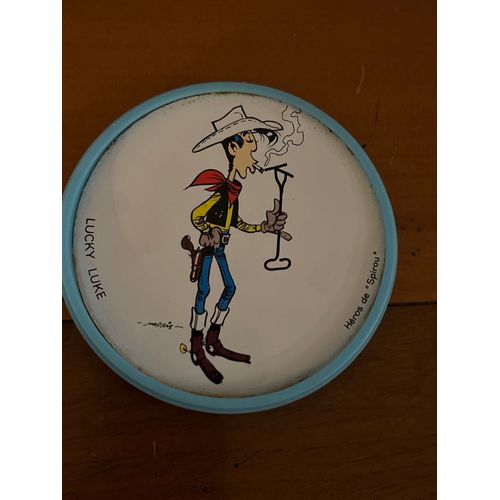 Dessous De Verre Tonimalt 1960 Lucky Luke Bord Bleu Ciel