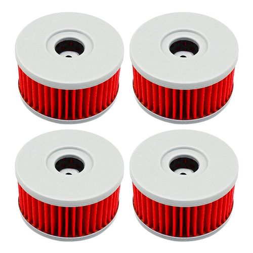 Filtre À Huile De Moto Pour Suzuki,Dr250,Dr250se,Dr250s,82-99,Dr350,Dr350se,Dr 350 S,90-00,Dr400,Dr400s,Uant 83- 4pcs-Red-C9