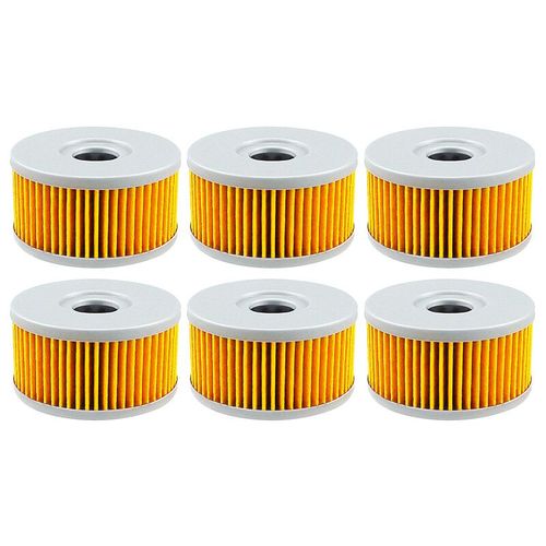 Filtre À Huile De Moto Pour Suzuki,Dr250,Dr250se,Dr250s,82-99,Dr350,Dr350se,Dr 350 S,90-00,Dr400,Dr400s,Uant 83,Drz250- 6pcs-Yellow
