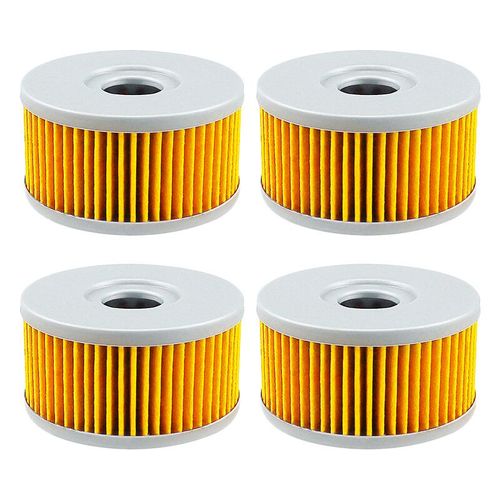 Filtre À Huile De Moto Pour Suzuki,Dr250,Dr250se,Dr250s,82-99,Dr350,Dr350se,Dr 350 S,90-00,Dr400,Dr400s,Uant 83,Drz250- 4pcs-Yellow