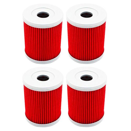 Filtre À Huile De Moto Pour Suzuki,Dr125,Drz125,Dr200,Se,Dr200s,Van Van,Rv125,Montres 200,Burgman An250,An400,An 250- 4pcs-Red-F1
