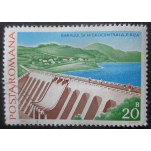 Roumanie N°3088 Barrage Oblitéré