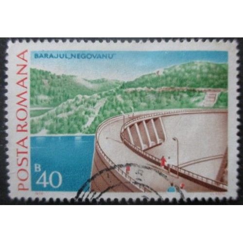 Roumanie N°3089 Barrage Oblitéré