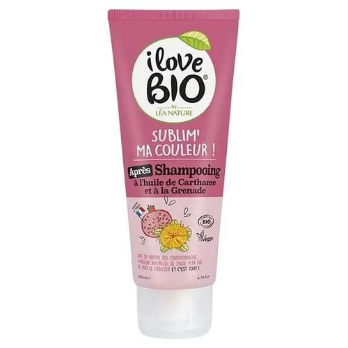 I Love Bio Cheveux Après-Shampooing Sublim' Ma Couleur Huile De Carthame & Grenade Bio 200ml 