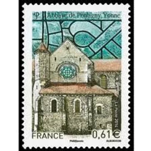 Abbaye De Pontigny (Yonne) Année 2014 N° 4864 Yvert Et Tellier Luxe