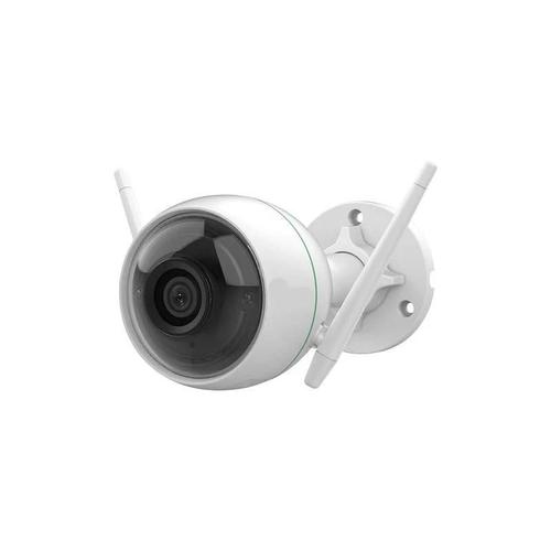 Caméra de surveillance extérieure, contrôle par application, 2 MP, WiFi, vision nocturne, blanc