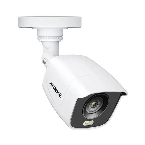 Caméra de surveillance extérieure, IP, 16 pièces, Ultra HD, rotation à 75°, blanche