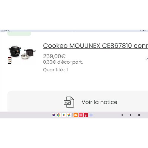 Cookeo connect CE867810