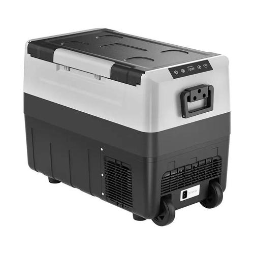 Réfrigérateur De Voiture, 53 L, 220 V, 45 W, 45 Db, Abs, Portable, Gris