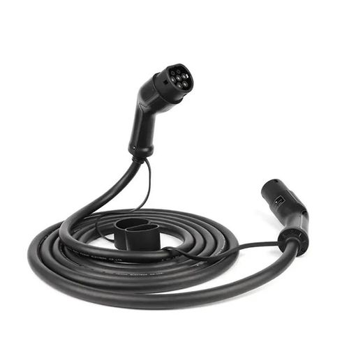 Câble de charge, T2, 16A, triphasé, 10m, 250V, 22KW, Noir