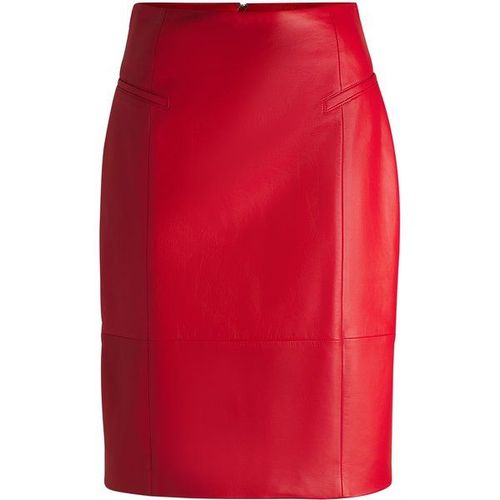 Jupe Crayon En Cuir Brillant34,42,44,46