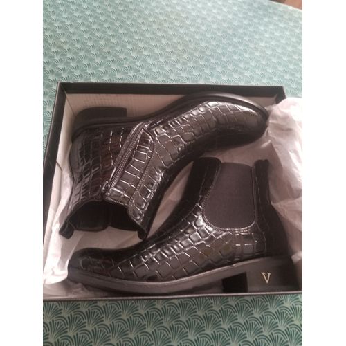 Bottines Femme Noire Vernies Suredelle V - 38