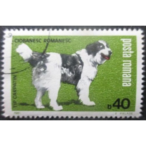 Roumanie N°3313 Chien Oblitéré