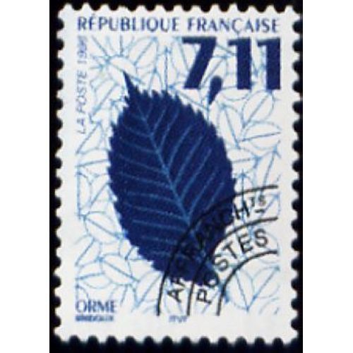 Timbre Préoblitéré France Neuf, 1996- Feuilles D'arbres Orme 7,11 - Yt Pre Ob N° 239