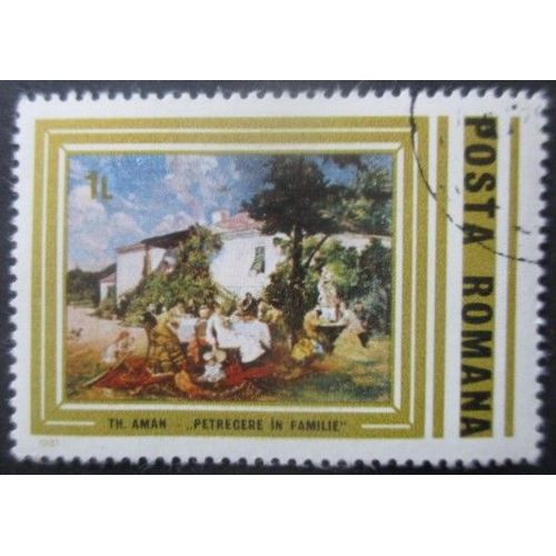 Roumanie N°3342 Tableau Oblitéré