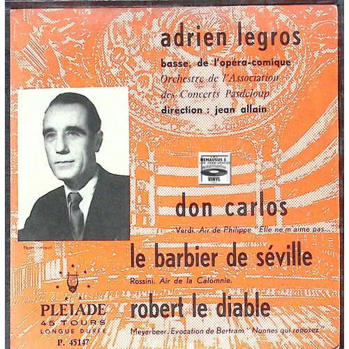 Adrien Legros - Don Carlos - Opera