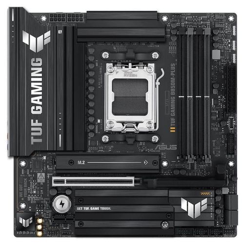 ASUS TUF GAMING B850M-PLUS - Carte-mère - micro ATX - Socket AM5 - AMD B850 Chipset - USB-C 3.2 Gen 2x2, USB-C 3.2 Gen2, USB 3.2 Gen 2, USB 3.2 Gen 1 - 2.5 Gigabit LAN - carte graphique embarquée...