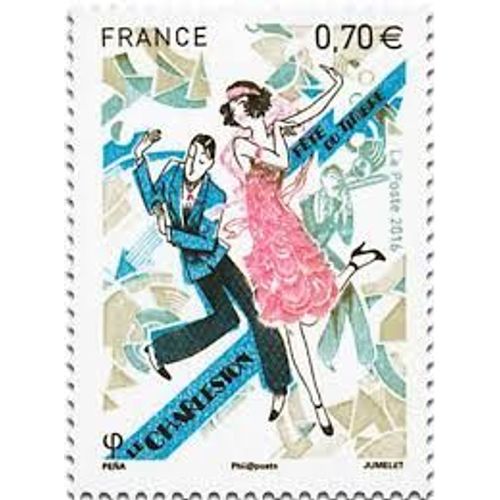 Fête Du Timbre : Danse: Le Charleston Année 2016 N° 5083 Yvert Et Tellier Luxe